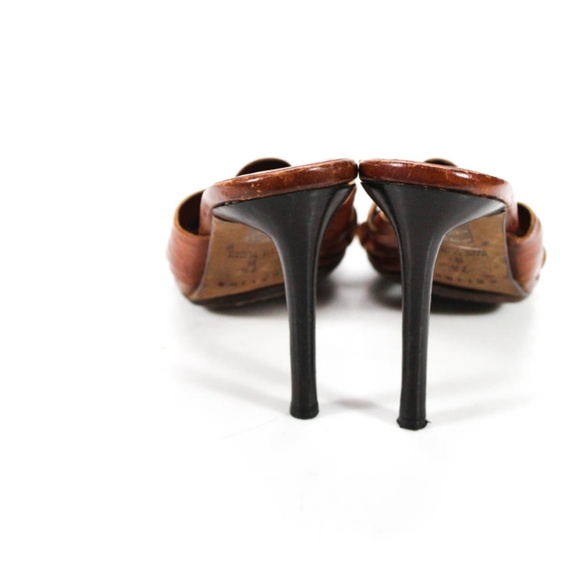 Celine Leather Strappy Slides - Picture 3 of 5